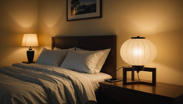 Éveillez votre nuit avec une lampe de chevet japonaise
